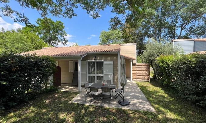 Sauve Cabaña | Rural-Figuier Jardin-Club-Baño con ducha-Vista al campo