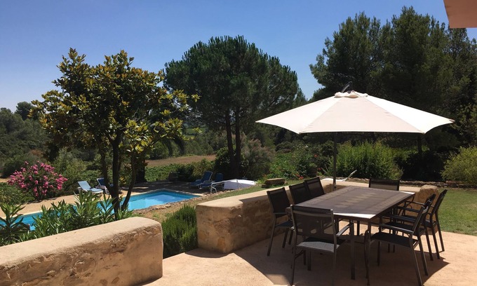 Murviel-les-Beziers Casa | Domaine Du Minister, encantadora casa con piscina tranquila entre mar y montaña