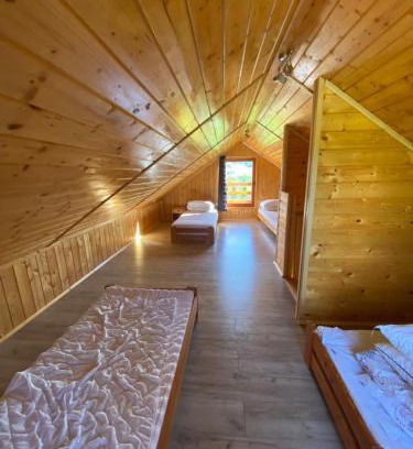 Niedzwiedz Casa | Domek całoroczny w Porębie wielkiej z widokiem na góry