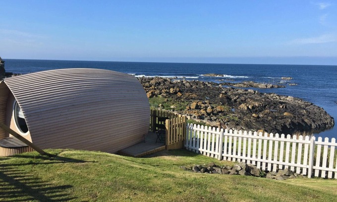 Sandhaven Cabina | "Door to the Shore" es lo último en alojamiento de lujo para glamping en Escocia