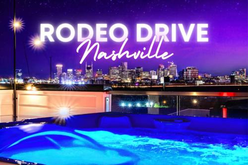 Katie Hill Neighborhood Casa | Double Rooftop Decks Hot Tub Karaoke Nashville