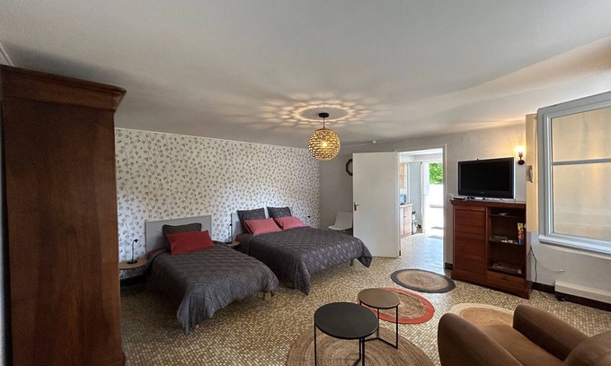 La Roche-Posay Apartamento | Apartamento centro ciudad La Roche-Posay, jardín, terraza, WIFI, lavavajillas