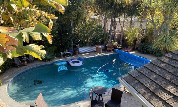 Eastside Santa Cruz Casa | Dream beach house with private yard, pool, and hot tub