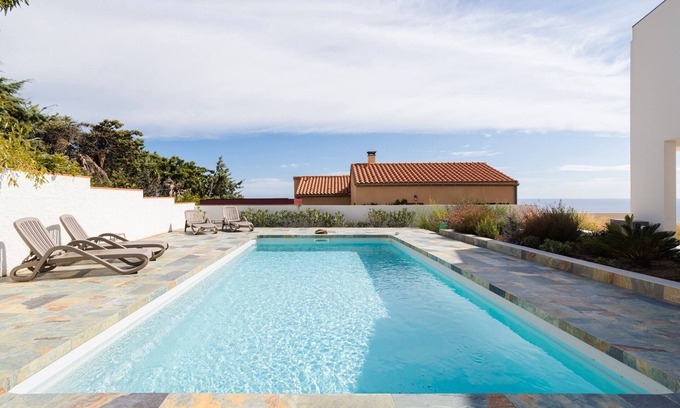 Cerbere Villa | Vacaciones de ensueño en una hermosa villa con vistas excepcionales al mar