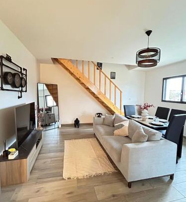 Moneteau Apartamento | Duplex, parking gratuit privé, 5min centre Auxerre