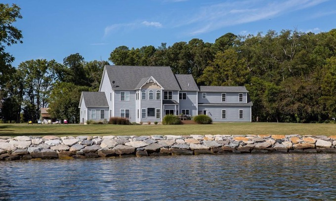 Cambridge Casa | Águila asilo - Waterfront Estate en la Choptank con piscina y Pier - Plazas 18