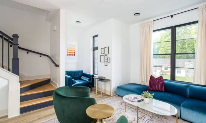 McFerrin Park Apartamento | East Nash Superstar- Skyline Views Terrace- Mural