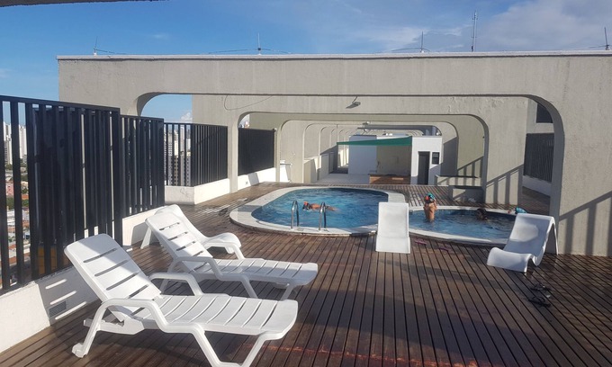 Praia de Iracema Apartamento | Ed Dragao do Mar, 2 quartos 2 banhos na Praia de Iracema