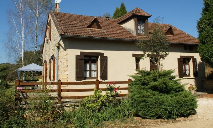 Prats-du-Perigord Casa | Elegante cabaña con piscina en Prats-du-Périgord