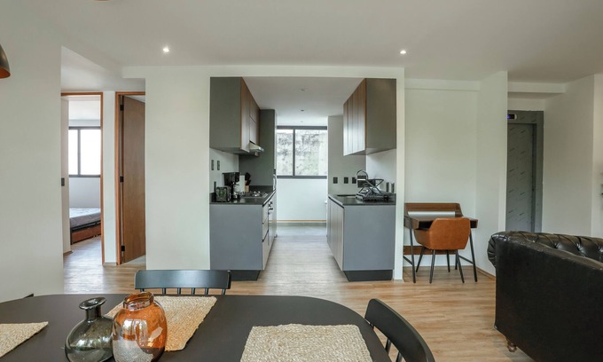 Benito Juárez Apartamento | Elegancia y Confort I Departamento 3