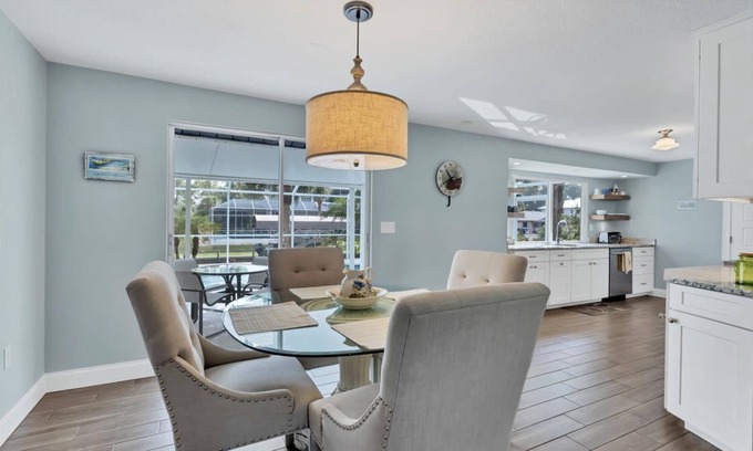 Grove City Casa | 🥇 Elegant 2bd home with private pool and canal access (CH854)