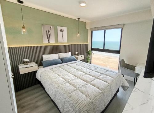 San Miguel Apartamento | Elegante Departamento Con Vista al Mar Full Comodidad