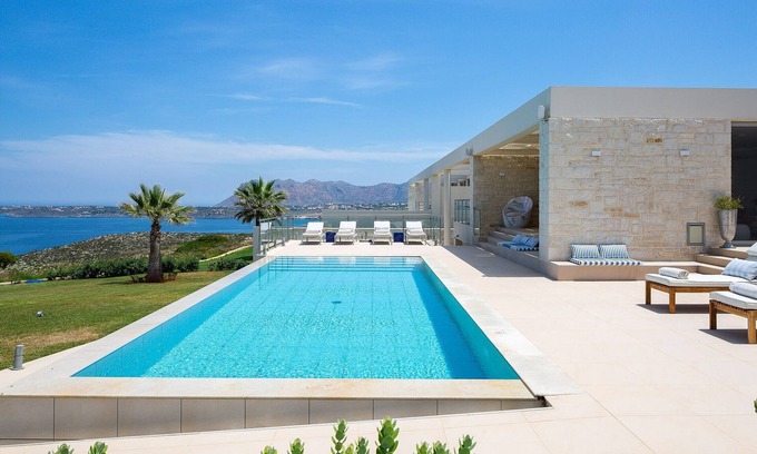 Kalathas Villa | Elias Villa - Cuatro Habitaciones Villa, Capacidad 10