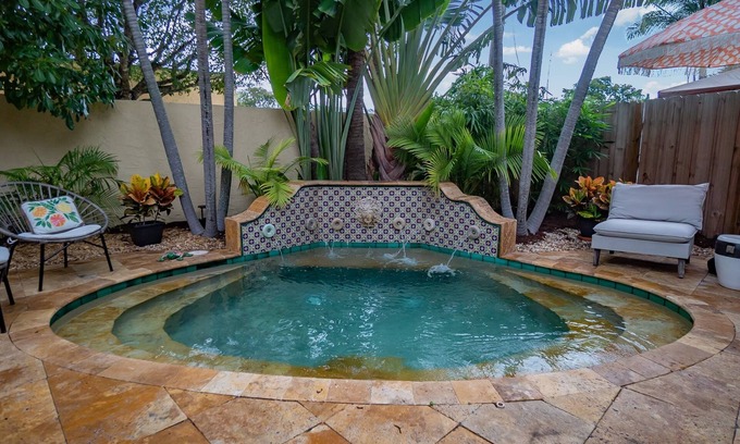 West Palm Beach Casa | Enchanting Home With a Backyard Oasis