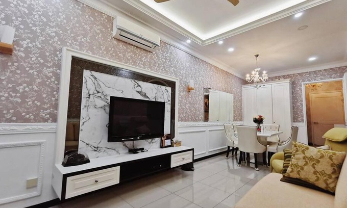 Taman Megah Ria Apartamento | English Homestay Seaview Johor Bahru Permas 6 pax