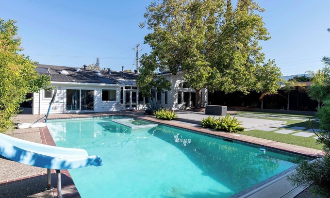 Saratoga Casa | Enjoy Sunny Poolside Living, California Style