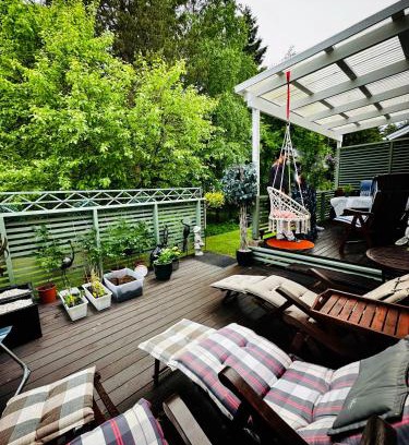 Oulu Casa | Entire Cozy House with nature,sauna,patio,parking