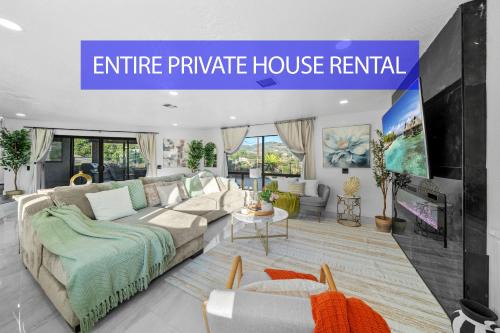 Jamul Casa | Entire Private 3BR-2Bth, Mountain View, Jetted Tub, 2500 sqft, King Bed,Garage, Available Now