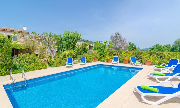 Son Servera Villa | ES RAFAL DE BAIX - Villa con vistas a las montañas en son Servera. WiFi Gratis