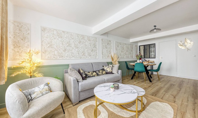 Lagny-sur-Marne Apartamento | Retiro elegante y cómodo cerca de Disneyland y París