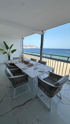 Cala Apartamento | Esmeralda, Benidorm Beachfront Poniente, 1st line Frontal Seaview, Ocean Terrace
