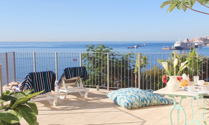 Santa Maria Maior Villa | paraíso frente al mar con vistas a la bahía - Villa Eufemia