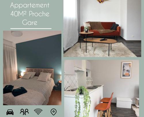 Marmande Apartamento | Evasion Parfaite ! Proche Gare et Clim