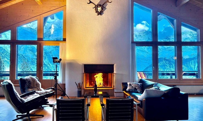 Murren Chalet De Esquí | Exclusive penthouse with alpine views