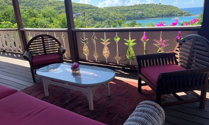 English Harbour Villa | Exclusive villa in Unesco marine park location - 3 min walk to the beach