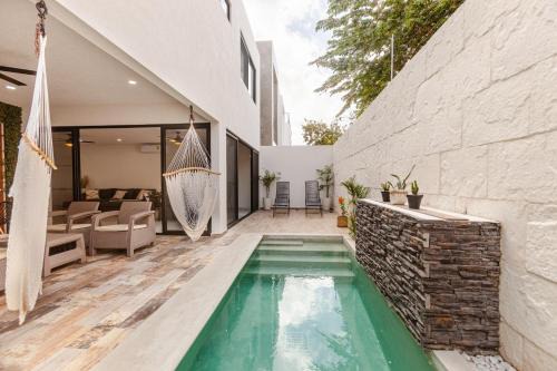Playa del Carmen Villa | Exclusive Villa Bambu 10min To Beach Privatepool