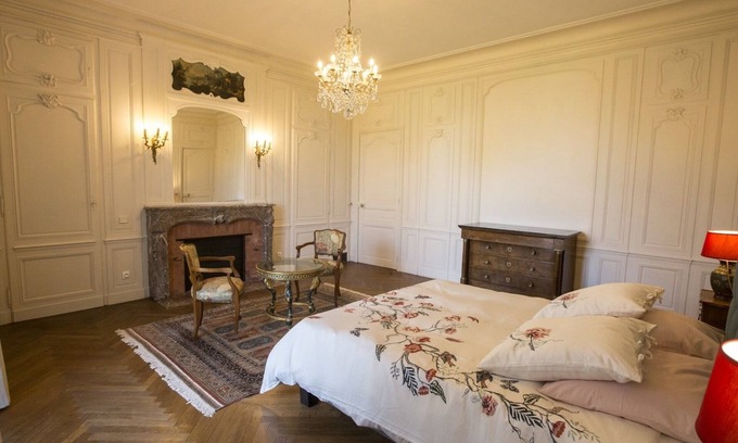 Barbeville Cama Y Desayuno | Habitacion Doble-Queen-Baño con bañera-Vista al Jardín