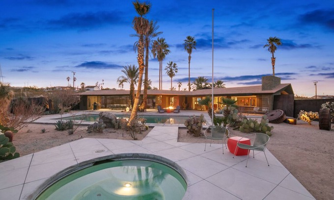 Twentynine Palms Casa | Rancho bohemio en un retiro de 12 acres de desierto alto en la entrada del Parque Nacional Joshua Tree