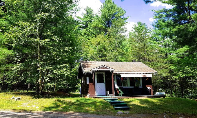 Wilmington Chalet De Esquí | Family Chalet with Fireplace under Pine trees