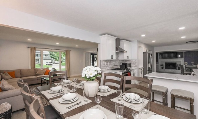 Avon Lake Casa | Family-friendly, large home in Avon Lake, Hot Tub and EV charger