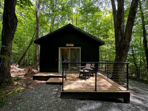 Balsam Grove Otro | Family Glamping Cabin-Can't Bear to Leave at Valley Bear Farms Resort