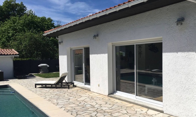 Le Porge Casa | Villa familiar piscina-océano y bahía de Arcachon