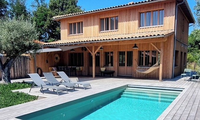 Saint-Julien-en-Born Casa | Family Wooden House 10min From Contis Plage