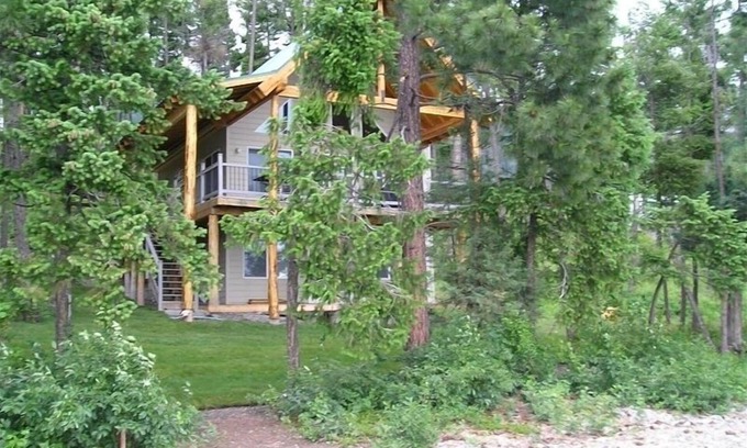 Polson Cabina | Fantástico Sunset Point East Shore Lake Front Propiedad