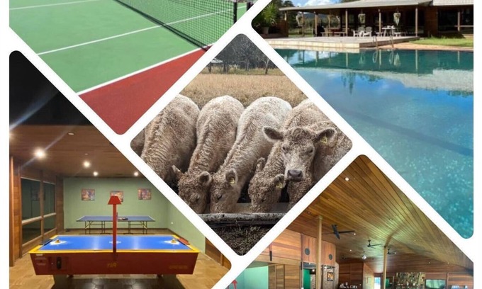 Boolambayte Cabaña | Farm Stay With Shared Access to the Pool, Tennis Court, Entertainment/games Room