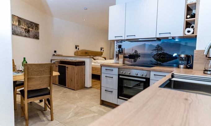 Ramsau Apartamento | Ferienwohnung Beim Katherl, 1-2 Personen, 35 qm, Dusche/wc, Balkon, TV, Wohn-schlafzimmer