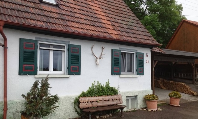 Irndorf Casa | Ferienhaus mit Garten im Donautal, Jagdhüsli