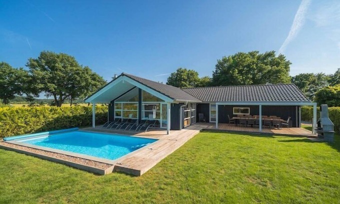 Dummer Casa | Ferienhaus mit Pool und Sauna am Duemmer See