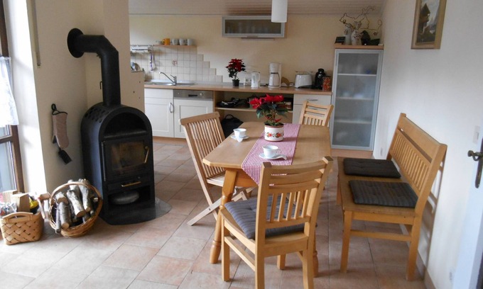 Grassau Apartamento | Apartamento de 85 m² f. 2 - 5 pers., 2 dormitorios, cocina con lavavajillas, sala de estar