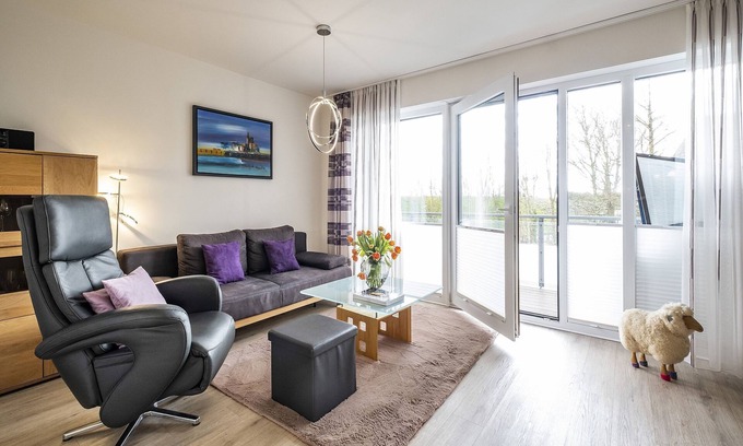 Busum Apartamento | Ferienwohnung für 2 Personen am Büsumer Hafen