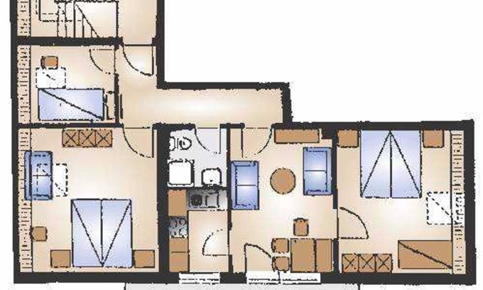 Waldeck Apartamento | Ferienwohnung Gänseblume - Hotel & Ferienwohnungen Seeschlößchen