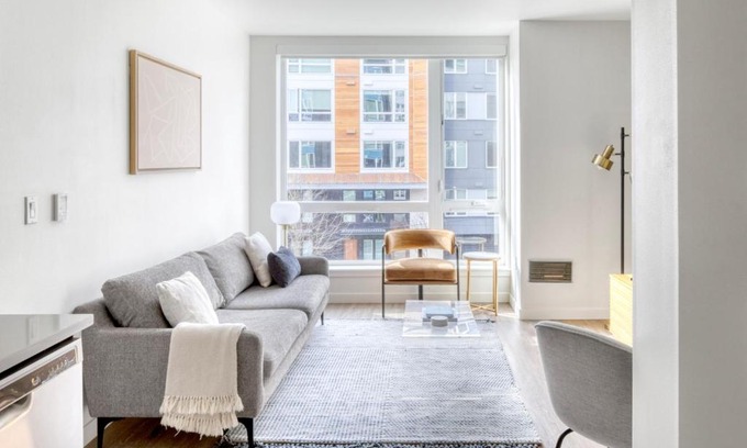 Yesler Terrace Apartamento | First Hill 1br w gym lounge nr soccer field SEA-541