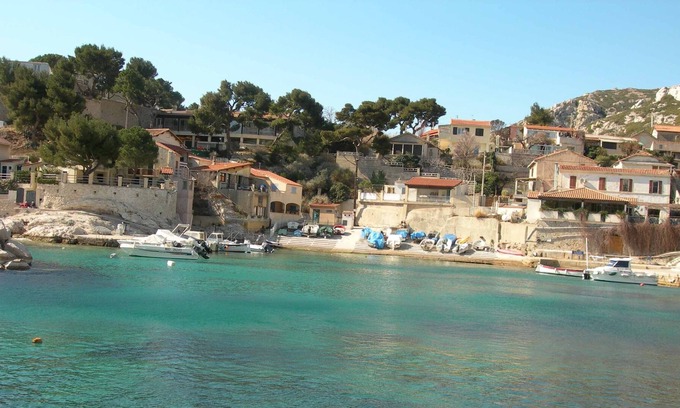 Calanque de Morgiou Casa | Casa del pescador a lo largo del Niolon agua