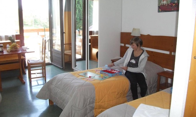 Premanon Apartamento | Fitness, swimming pool, hammam, parking, tv, ski locker, 23m², Les Rousses