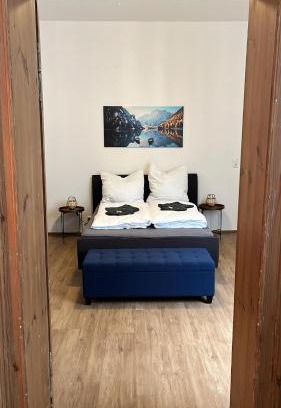 Wittenberge Apartamento | Five O - Businessapartment Precht - QueenSize Bett