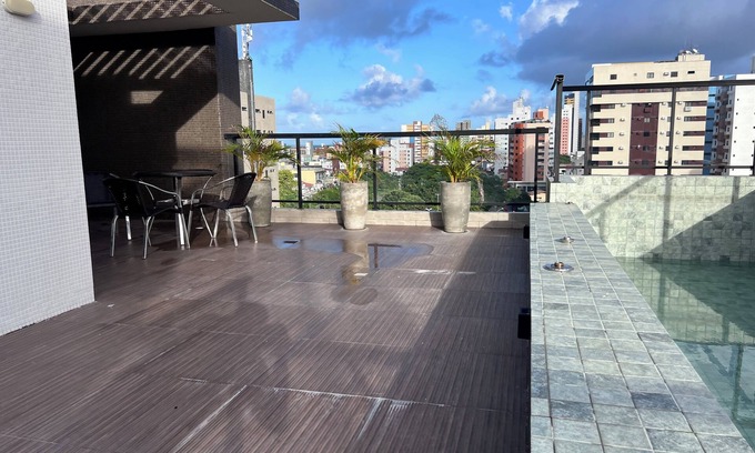 Manaira Apartamento | Flat Brisas de Manaira com Melhor da Boemia do Bairro de Manaira